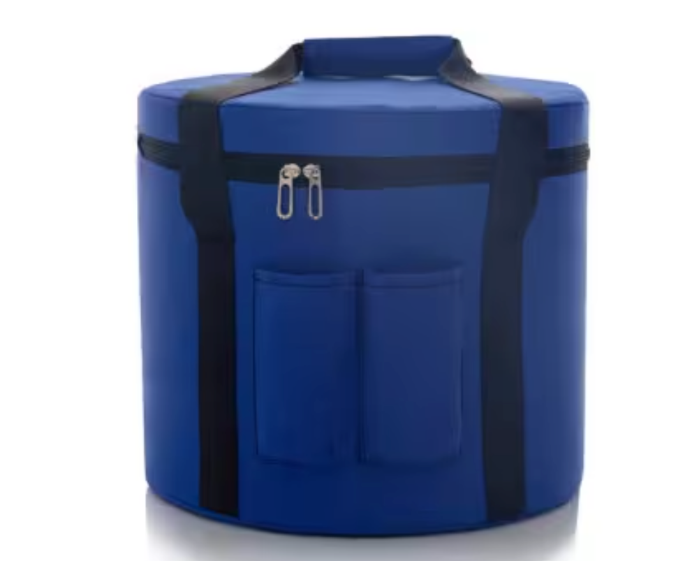 CSB-119 - 10-12 inch Blue Canvas Bag for Quartz Crystal Singing Bowl carrier