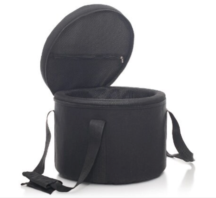 CSB-118 - 10-12 inch Black Canvas Bag for Quartz Crystal Singing Bowl carrier