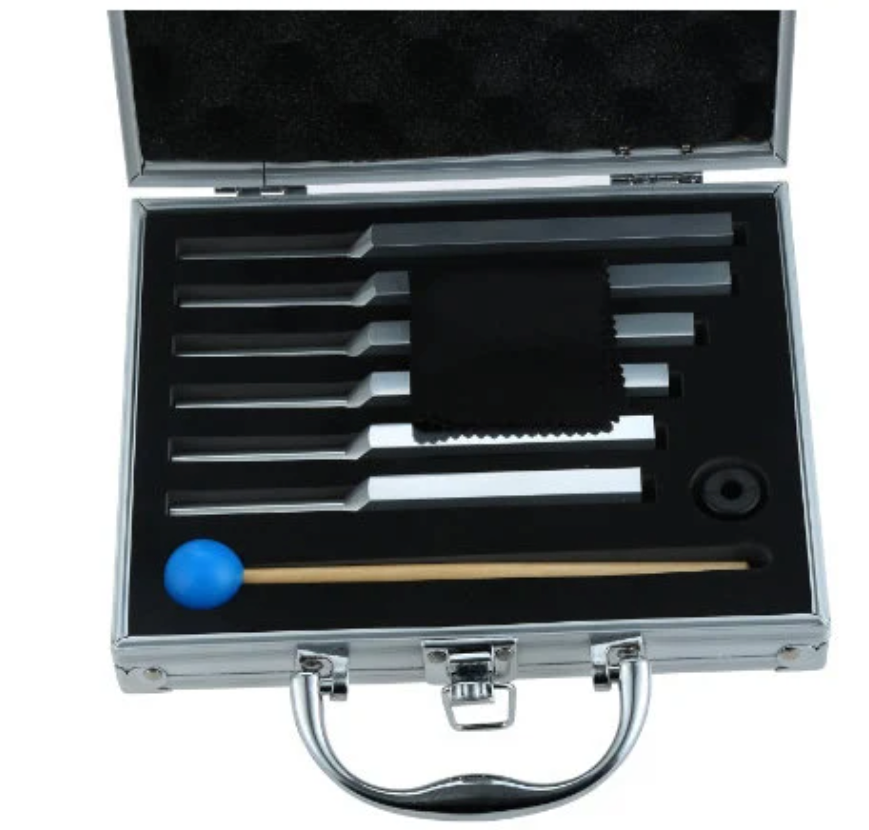 CSB-45 - 6 pcs Solfeggio Tuning Forks Set.