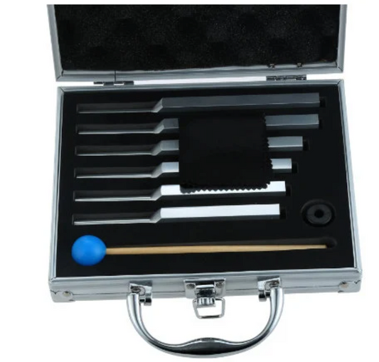 CSB-45 - 6 pcs Solfeggio Tuning Forks Set.