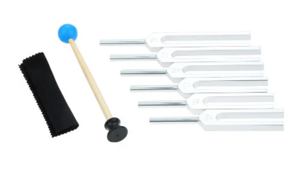 CSB-45 - 6 pcs Solfeggio Tuning Forks Set.