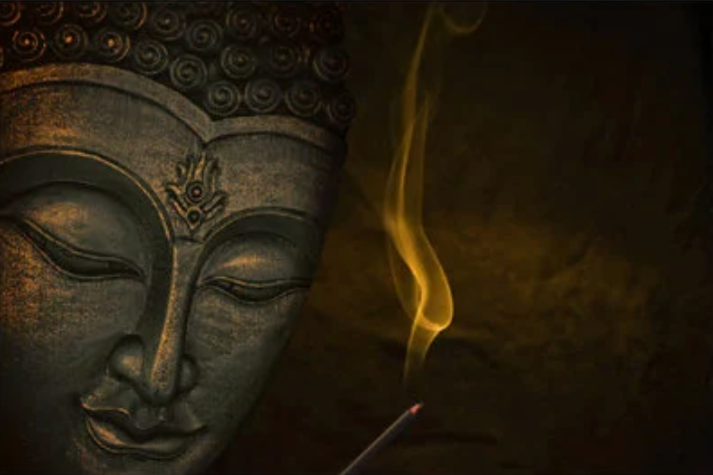 CSB-47 - Abstract Buddha Poster Wall Art Canvas