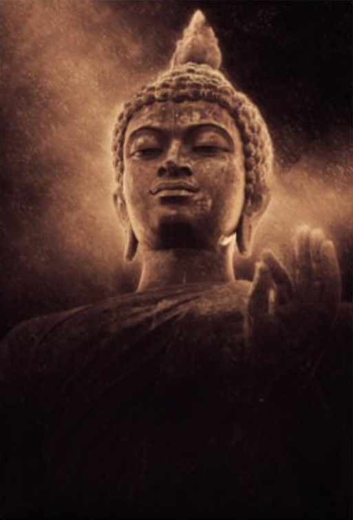 CSB-49 - Abstract Buddha Poster Wall Art Canvas