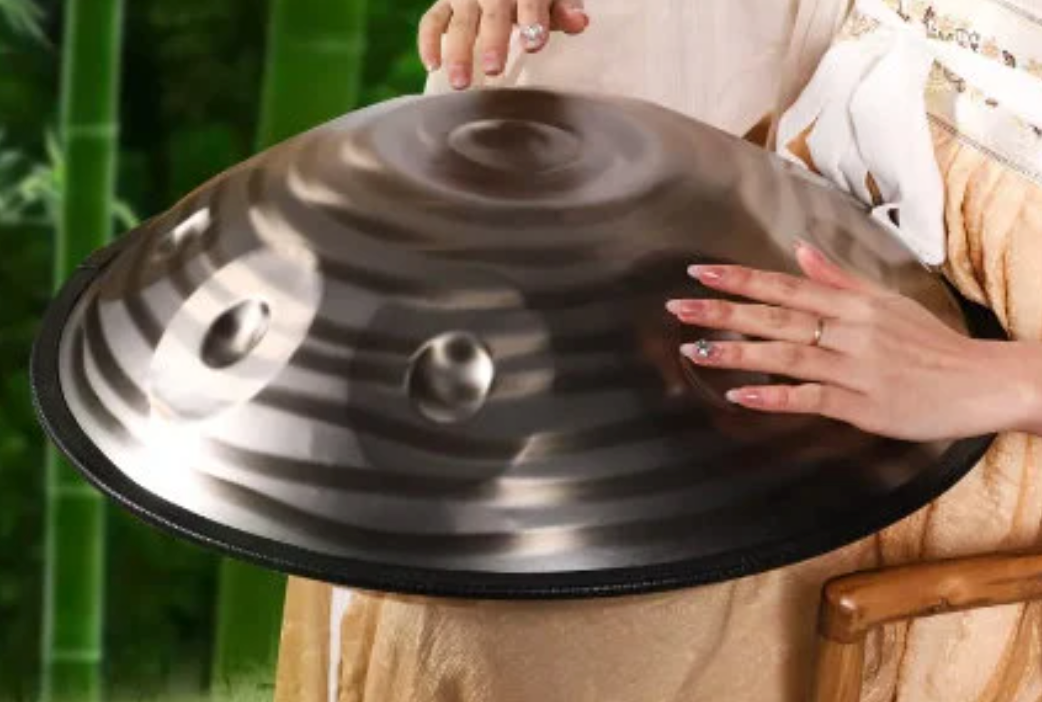 CSB-61 - 440Hz D Minor 12 Notes Spiral Handpan Steel Tongue Hand Drum