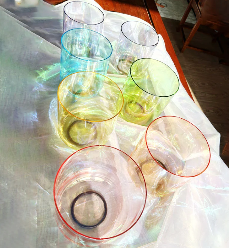 CSB-69 - Cosmic Aurora Crystal Singing Bowl set.