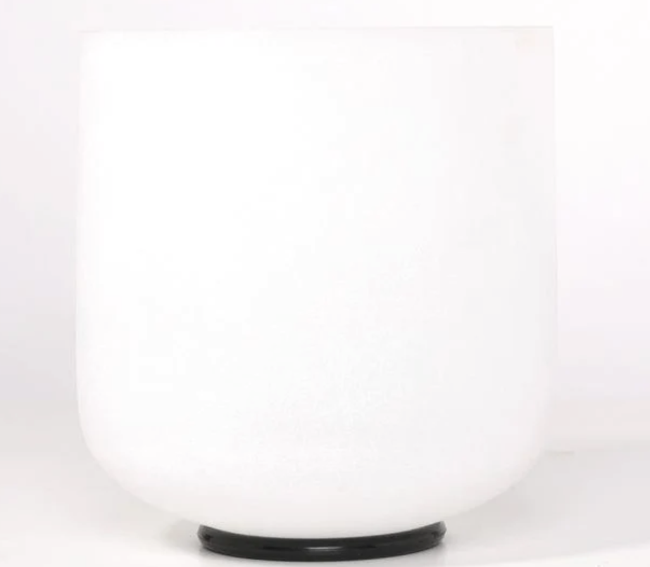 CSB-94 - 6 Inch Frosted Quartz Crystal Singing Bowl