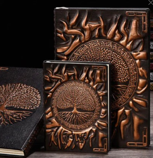 Vintage Tree of Life A5/A6 Diary Notebook Handcraft Embossed Leather