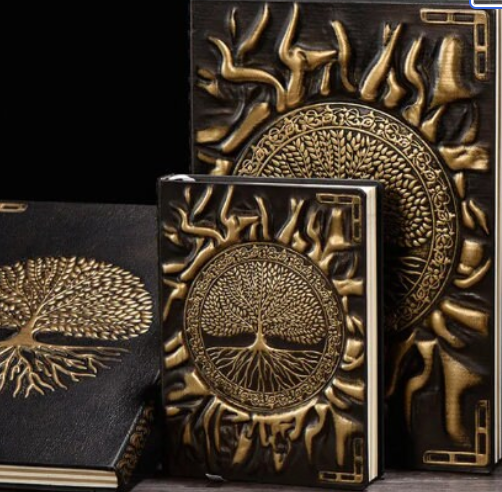 Vintage Tree of Life A5/A6 Diary Notebook Handcraft Embossed Leather