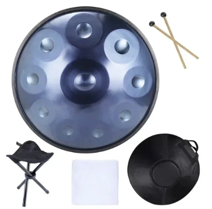 22 Inch 440Hz / 432Hz 10 note Handpan Drum