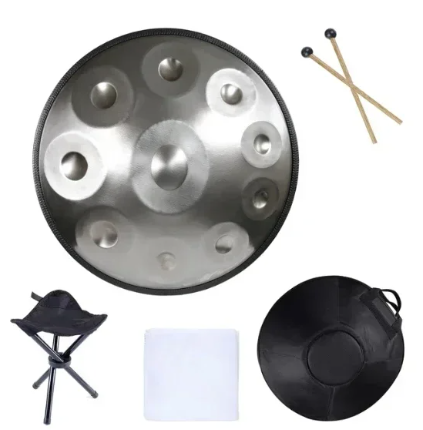22 Inch 440Hz / 432Hz 10 note Handpan Drum