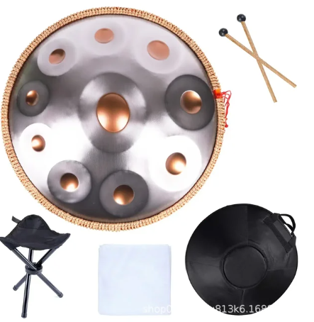 22 Inch 440Hz / 432Hz 10 note Handpan Drum